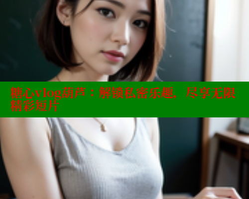 糖心vlog葫芦：解锁私密乐趣，尽享无限精彩短片