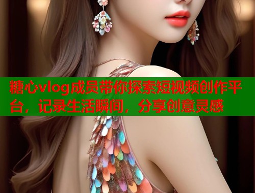 糖心vlog成员带你探索短视频创作平台，记录生活瞬间，分享创意灵感