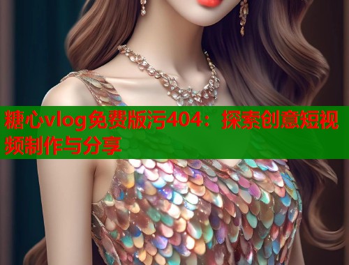糖心vlog免费版污404：探索创意短视频制作与分享