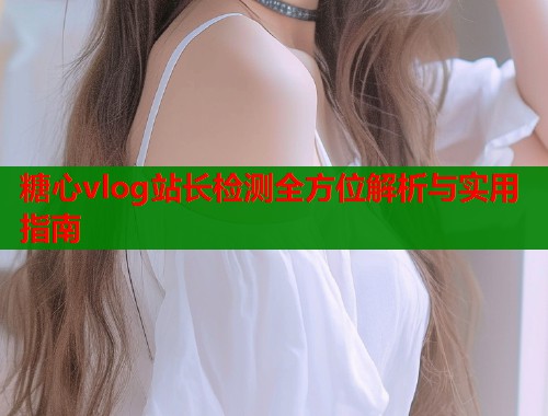 糖心vlog站长检测全方位解析与实用指南